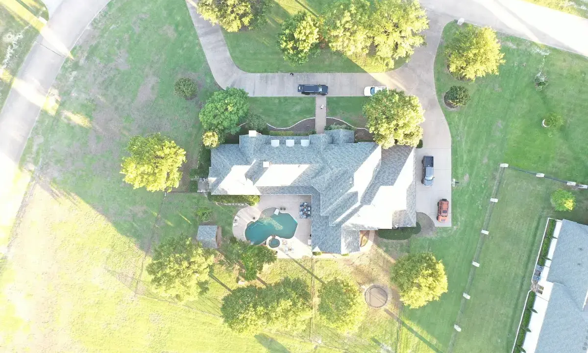 New shingle roof installation on a home in Tucker